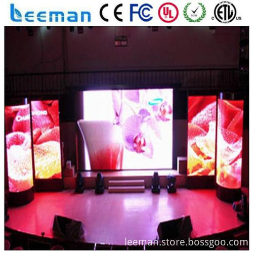rental p6 indoor full color led display screen aluminum die-casting led acrylic indoor sign